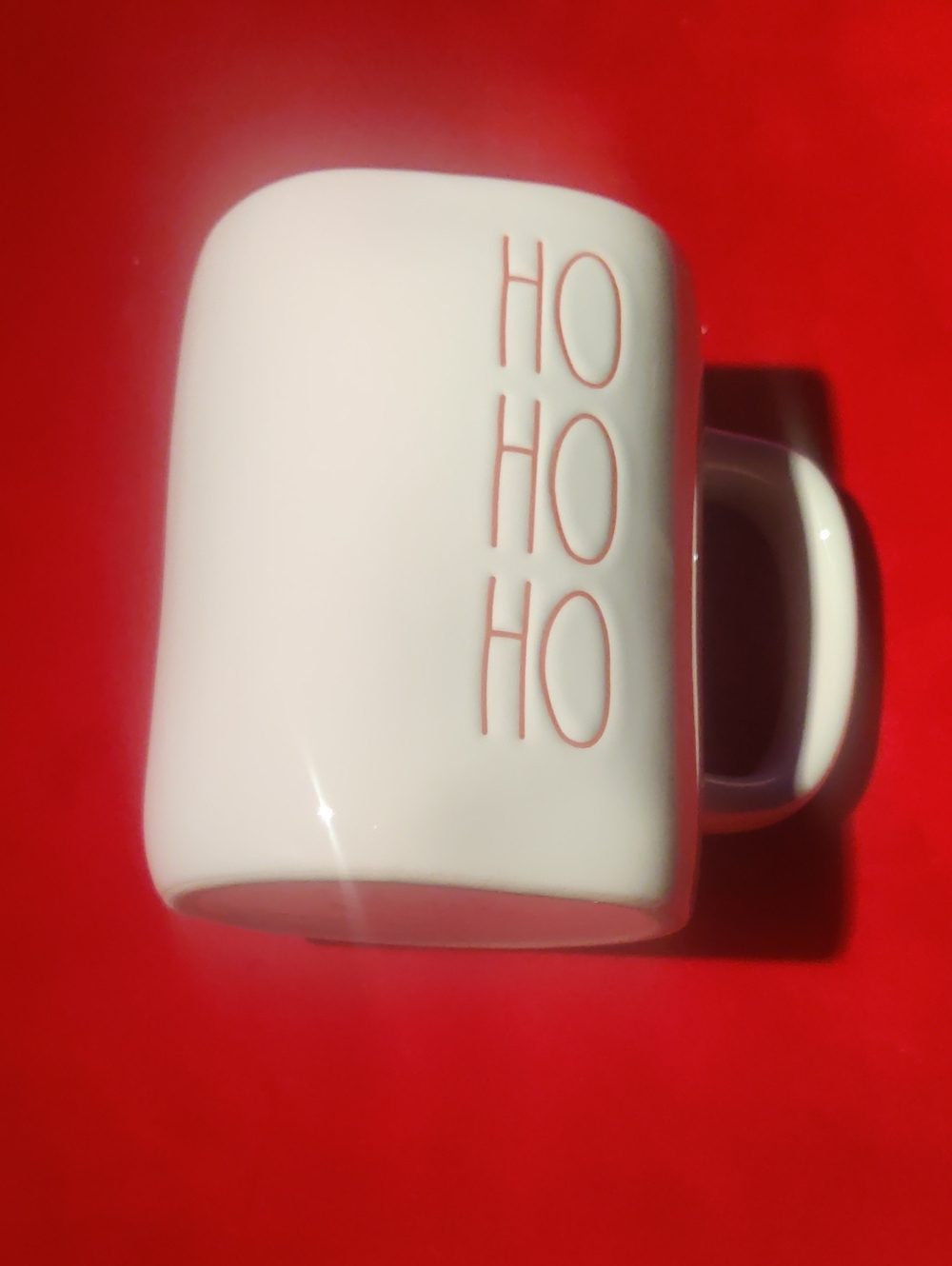 Rae Dunn HO HO HO Mug Upside Down Santa Chimney Mug Christmas Mug...New Flawless
